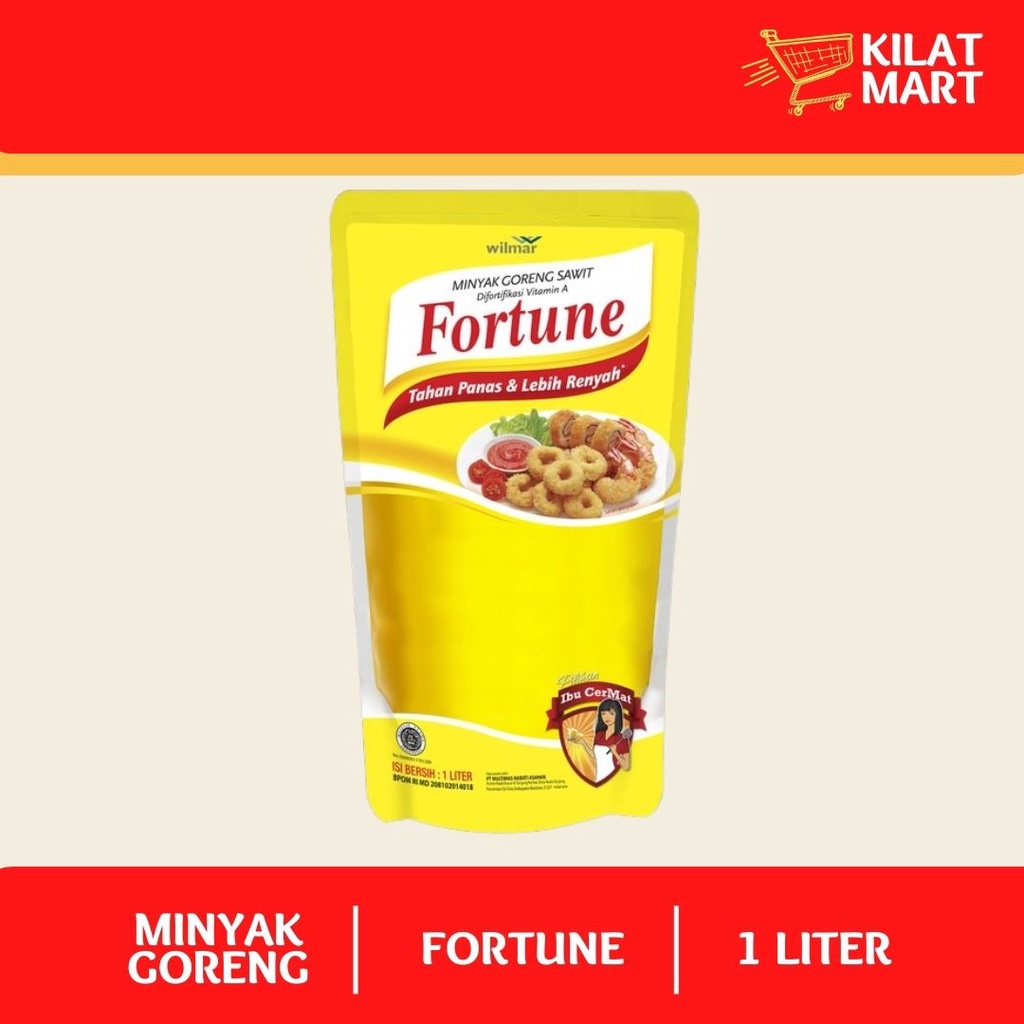 Jual Fortune Minyak Goreng Kemasan Pouch 1L Shopee Indonesia