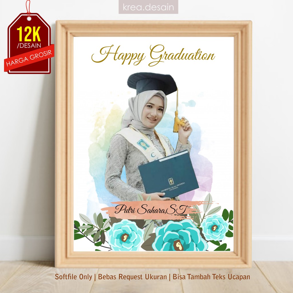 Jual Kado Wisuda Desain Foto Jasa Desain Foto Shopee Indonesia