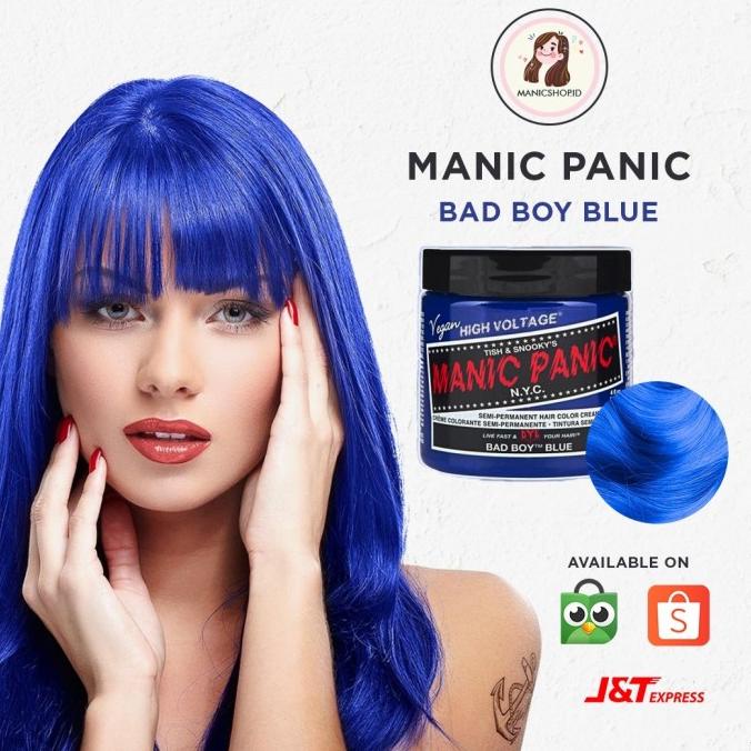 Jual MANIC PANIC BAD BOY BLUE READY STOCK J T ONLY Shopee Indonesia