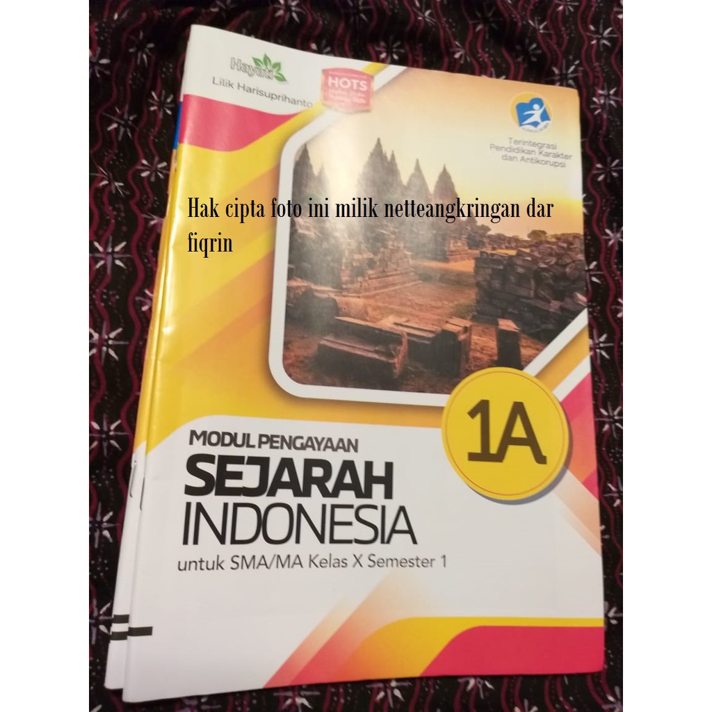 Jual LKS Sejarah Indonesia Kelas 10 11 XI X SMA MA Semester 1 K13