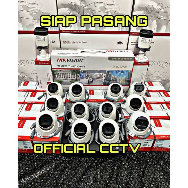 Jual Paket Camera Cctv Kamera Hikvision Mp Komplit Lengkap Pasang