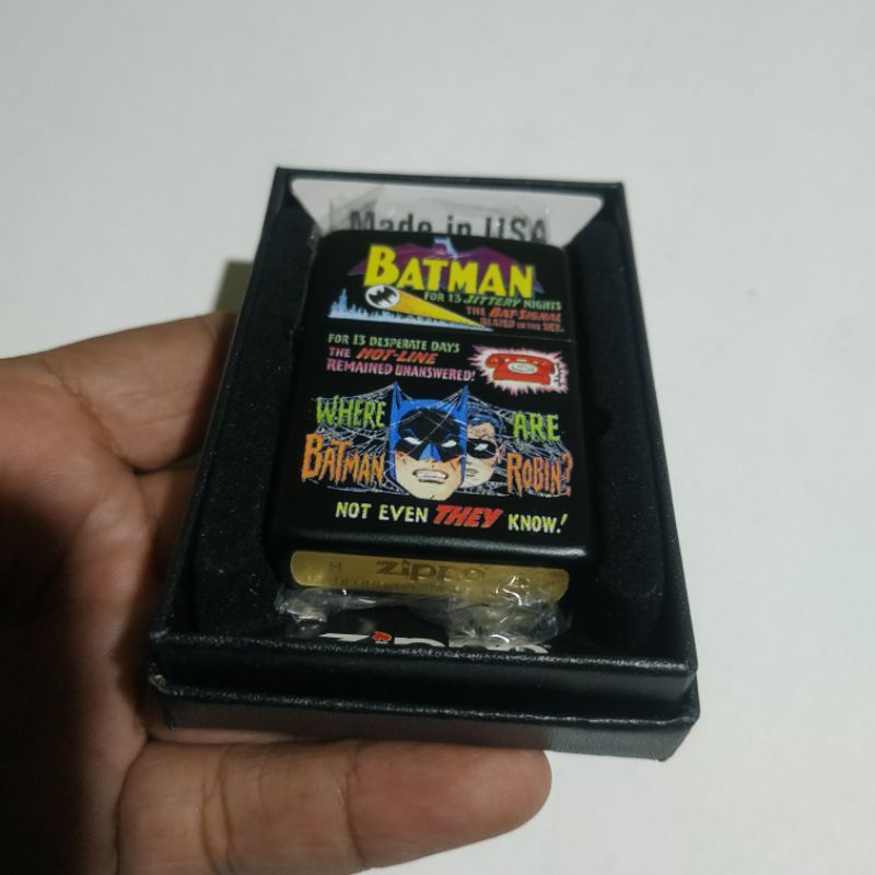 Jual Korek Api Zippo Batman Keren Limited Bisa Custom Shopee Indonesia