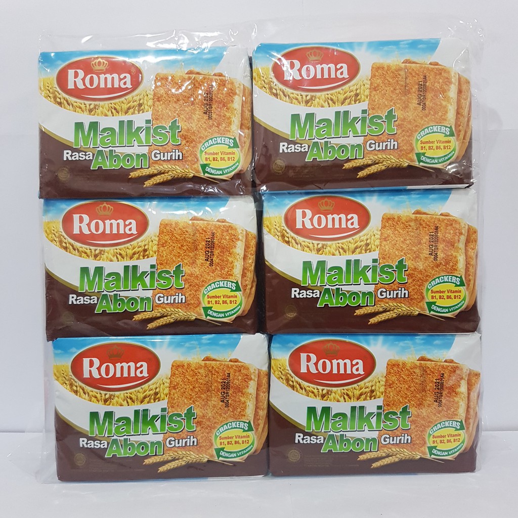 Jual Roma Malkist Abon Gurih Gr Isi Bungkus Snack Camilan Biscuit