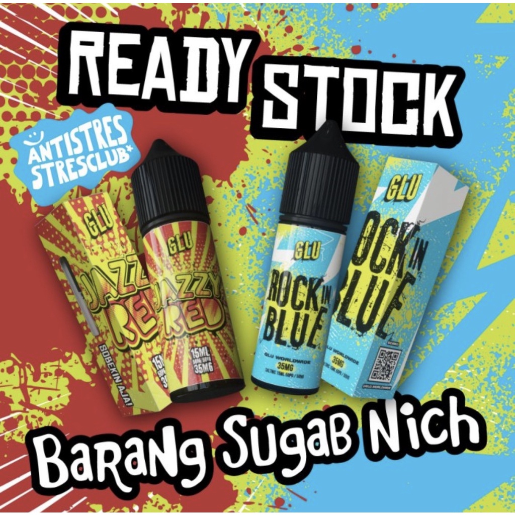 Jual Glu Jazzy Red Salt Nic Ml By Fathiba X Fvs X Tnt Liquid Glu