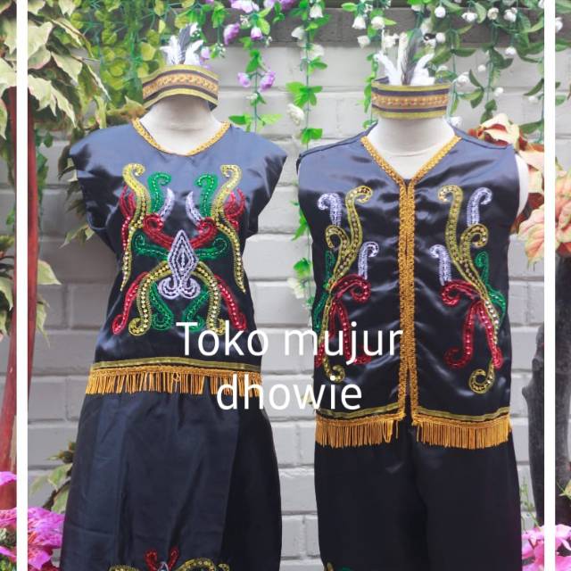 Jual Baju Adat Dayak Dewasa Baju Kaltim Kostum Adat Kalimantan