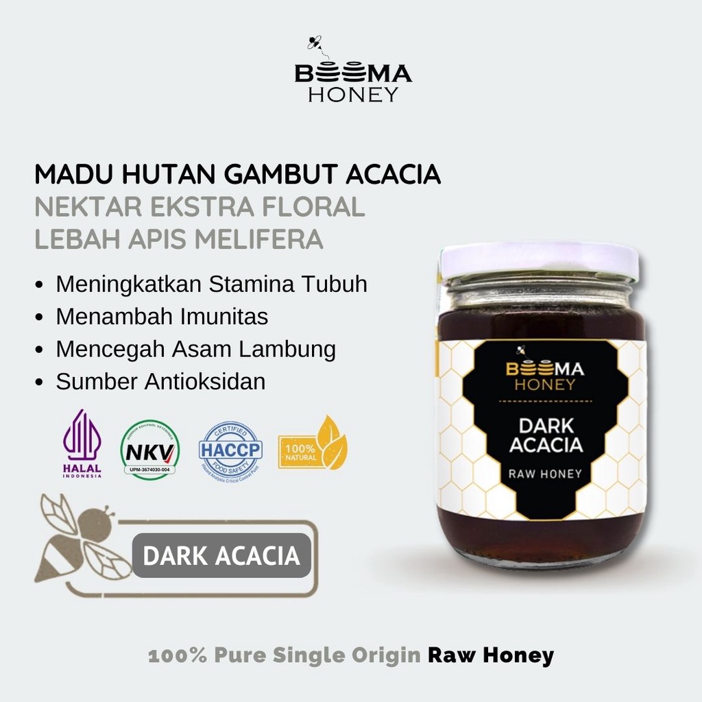 Jual Beema Honey Madu Hitam Hutan Akasia 300g Shopee Indonesia