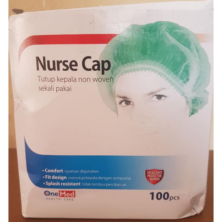 Jual Onemed Nurse Cap Penutup Kepala Non Woven Shopee Indonesia