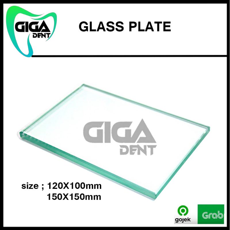 Jual DENTAL GLASS PLATE GLASS SLAB MIXING PAD ADUK GIC Shopee