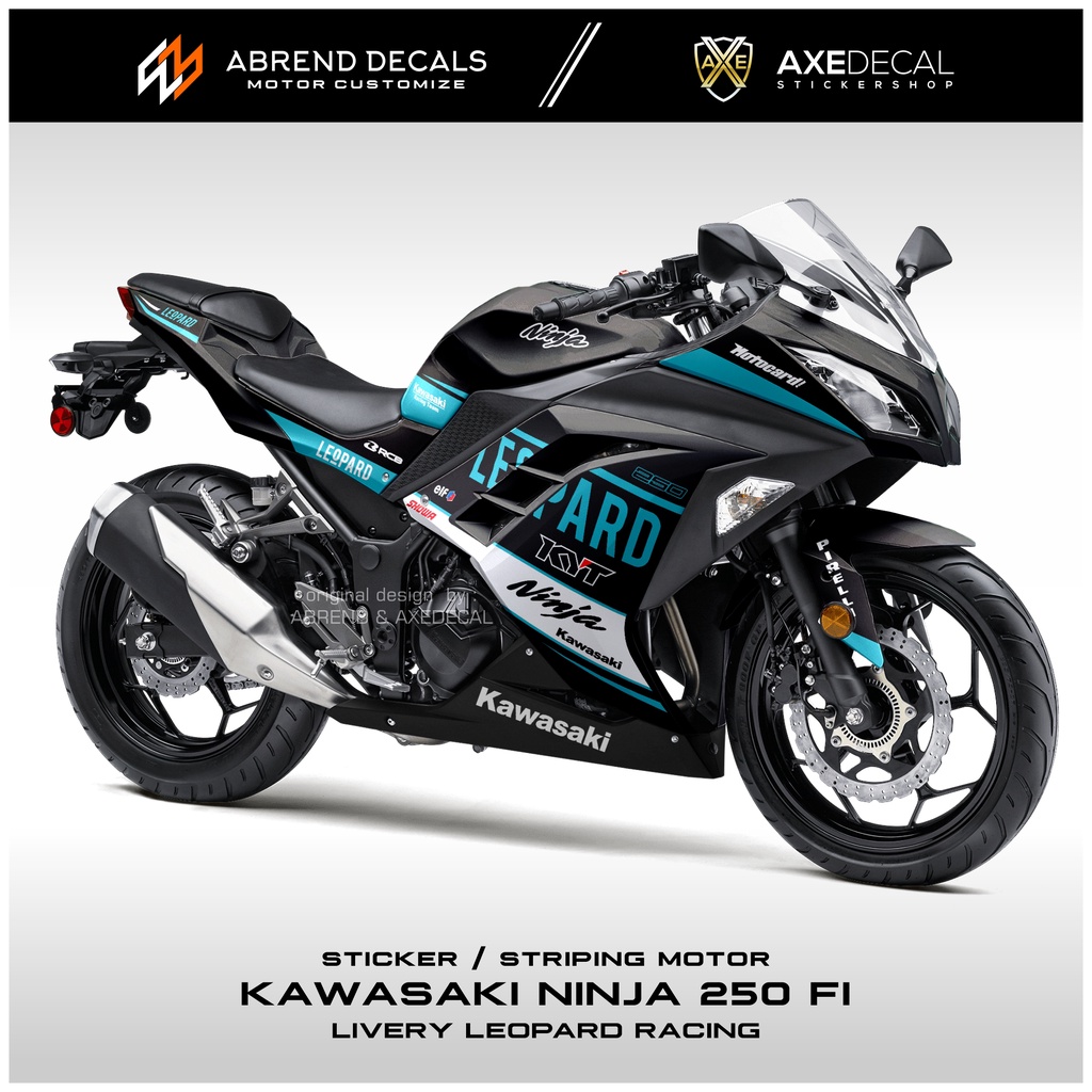 Jual Striping Ninja Fi Livery Leopard Racing Stiker Motor