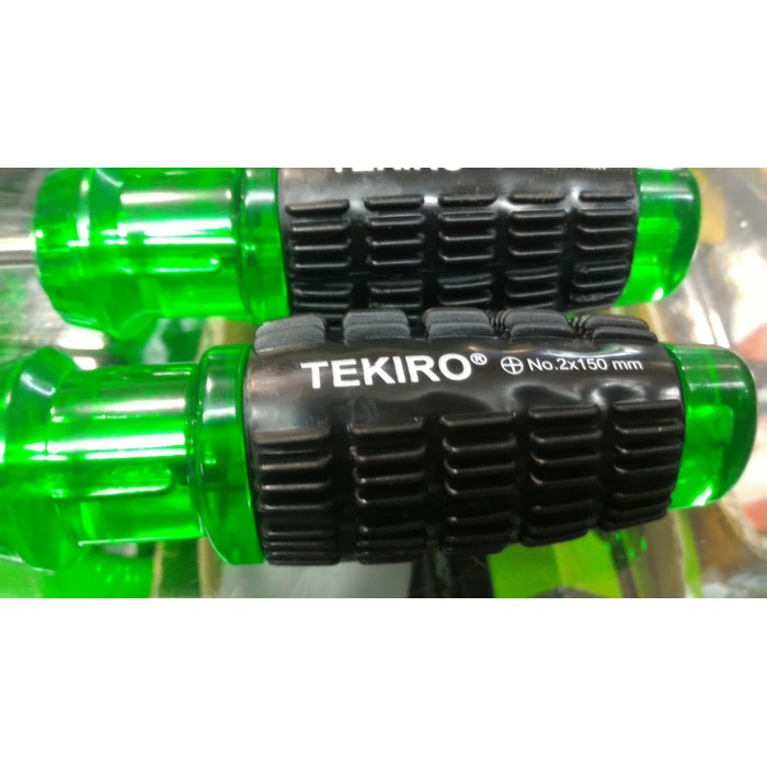 Jual OBENG TEKIRO GAGANG KARET 6 X 150 MM OBENG TEKIRO 6 INCH