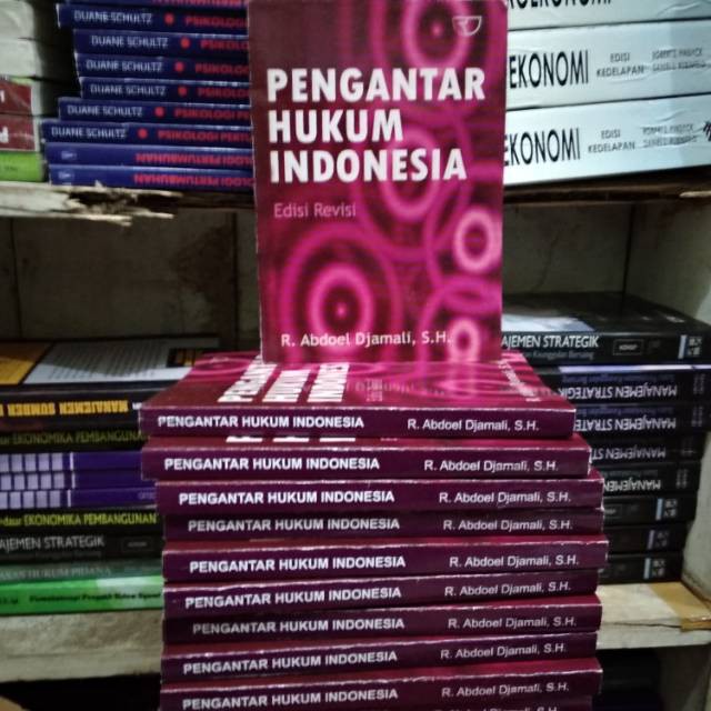 Jual Pengantar Hukum Indonesia Edisi Revisi Abdoel Djamali Shopee