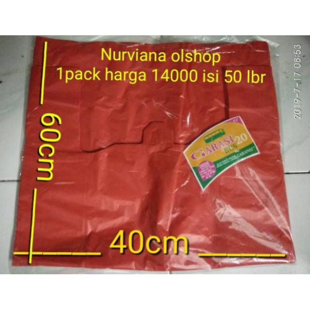 Jual Kresek Kresek Merah Plastik Kantong Kresek Kresek Plastik Kresek