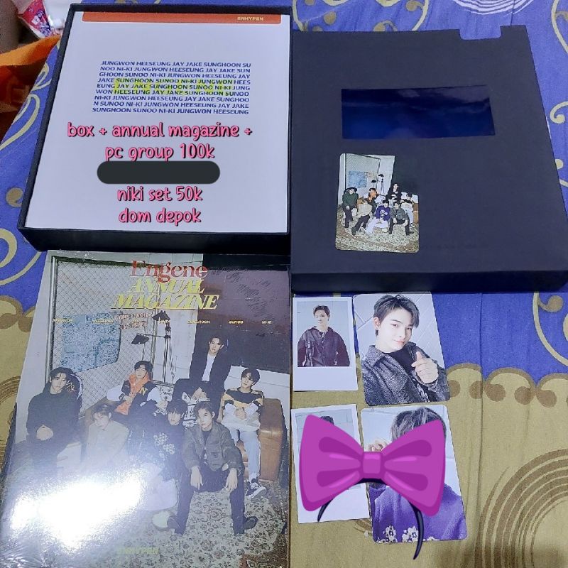 Jual Membership Kit Memkit Enhypen Magazine Pb Member Set Shopee