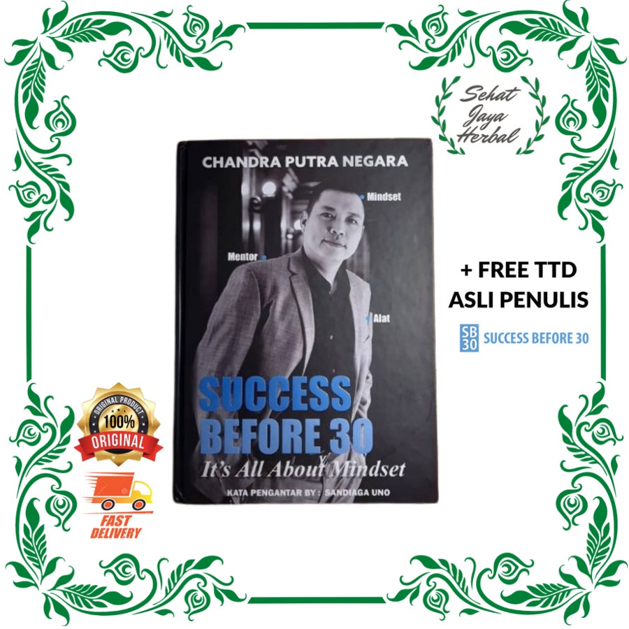 Jual BUKU SUCCESS BEFORE 30 SB30 CHANDRA PUTRA NEGARA ORIGINAL Shopee