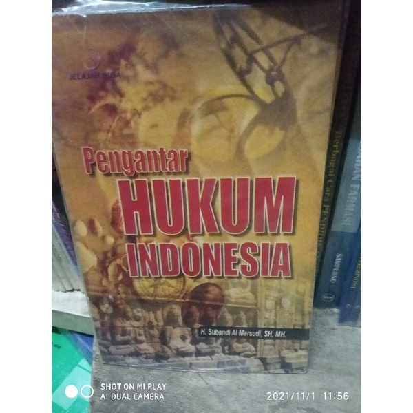 Jual Buku Pengantar Hukum Indonesia Subandi Al Marsudi Shopee Indonesia