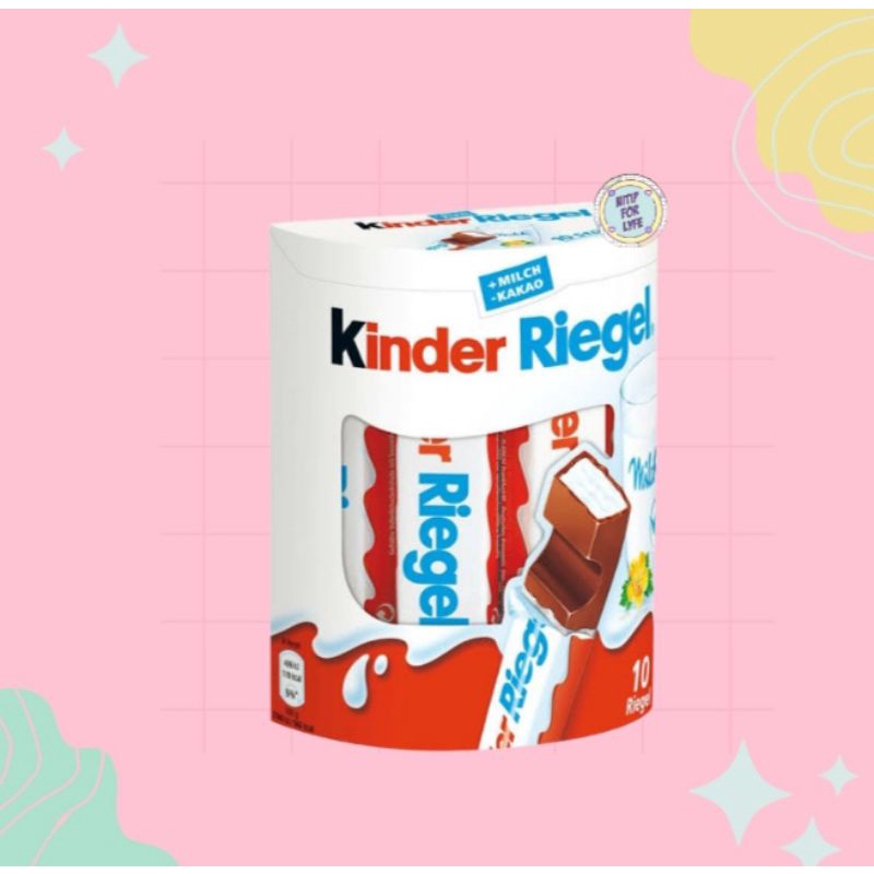 Jual KINDER RIEGEL Big Pack Isi 18 Pcs Shopee Indonesia