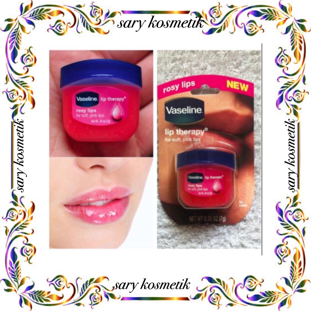 Jual Pelembab Bibir Vaseline Lip Therapy Vaseline Rosy Lips Shopee