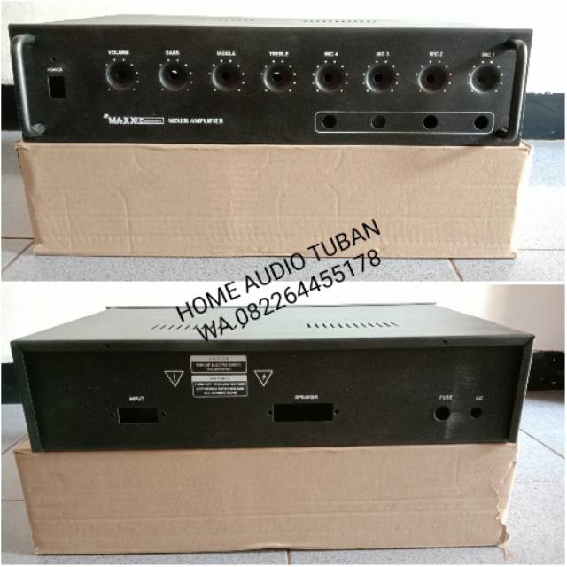 Jual BOX POWER AMPLIFIER MIXER 4 CHANNEL Shopee Indonesia