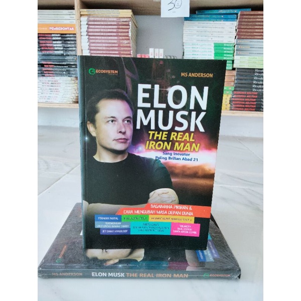 Jual BUKU ELON MUSK THE REAL IRON MAN Sang Inovator Paling Brilian