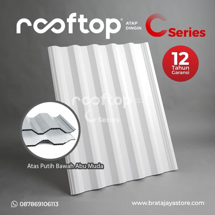 Jual Atap Upvc Rooftop C Series C Series Meter Rumah Gedung Ruko