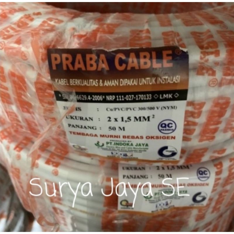 Jual Kabel Listrik Nym X Kabel Nym X Praba Per Meter Sni Lmk