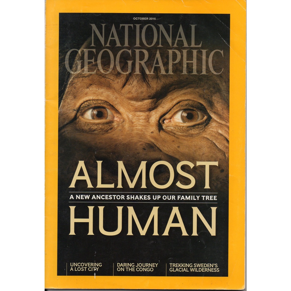 Jual Majalah National Geographic Inggris Edisi Oktober 2015 Second