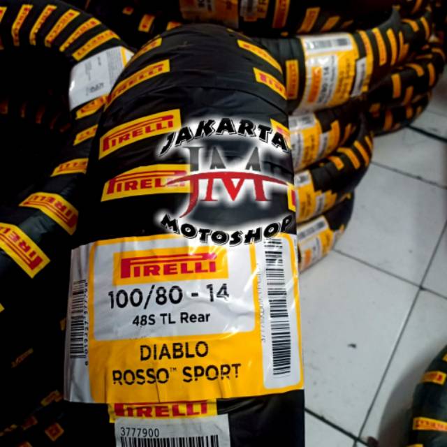 Jual Ban Pirelli Diablo Rosso Sport 100 80 14 Untuk Motor Matic Beat