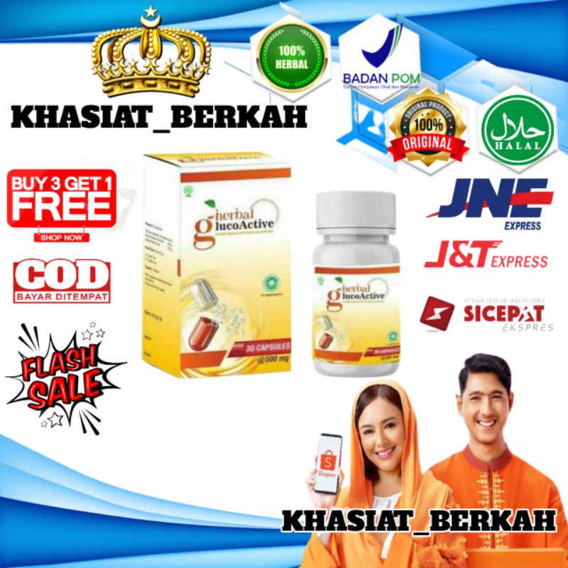 Jual Herbal Glucoactive Asli Original Obat Diabetes Kencing Manis