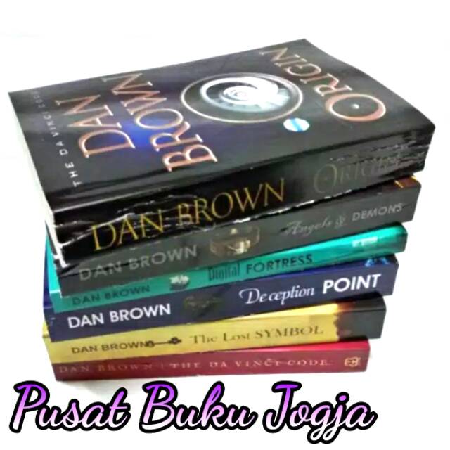 Jual Paket Buku Dan Brown Origin Angels Diamons The Lost Symbol