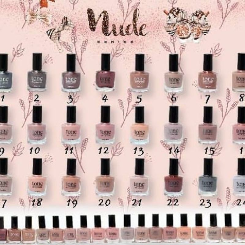 Jual Kutek Nude Tone Nail Lacquer Nude Shopee Indonesia