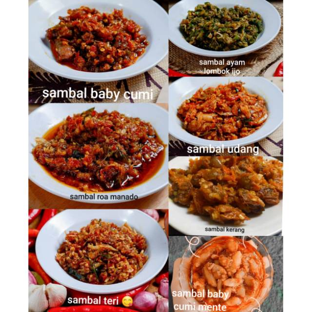 Jual The Erwins Sambal Baby Cumi Sambal Roa Sambal Teri Sambal Udang