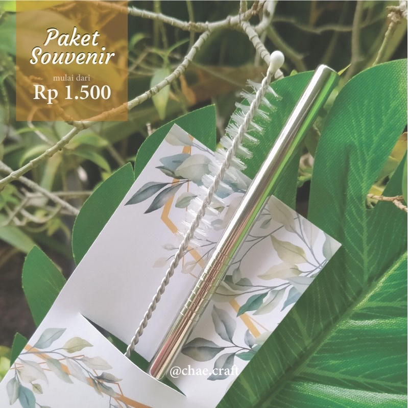 Jual Souvenir Sedotan Stainless Steel Indonesia Shopee Indonesia