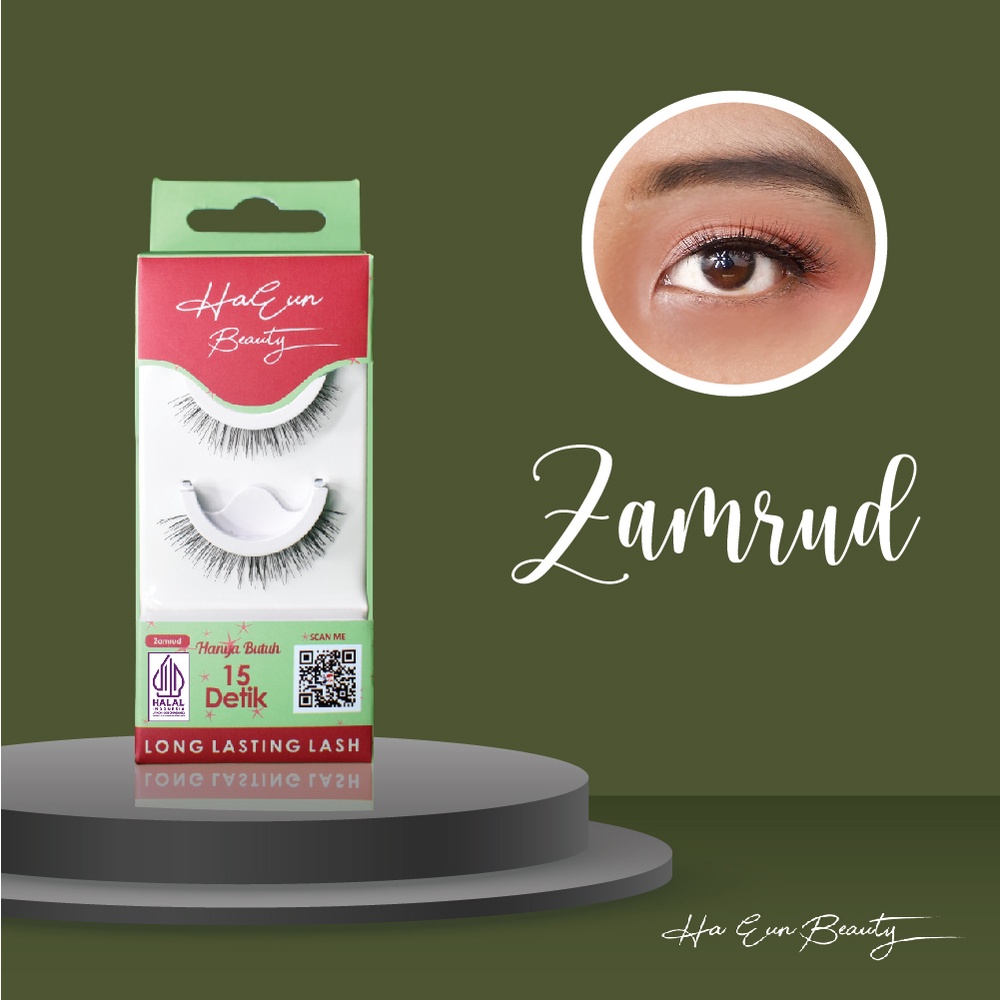 Jual Haeun Beauty Zamrud Bulu Mata TANPA LEM 2022 False Korean Eyelash