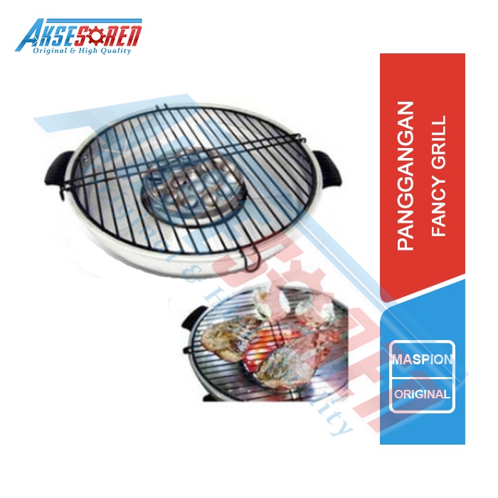 Jual Alat Pemanggang Maspion Fancy Grill 33 Cm Panggangan Sate