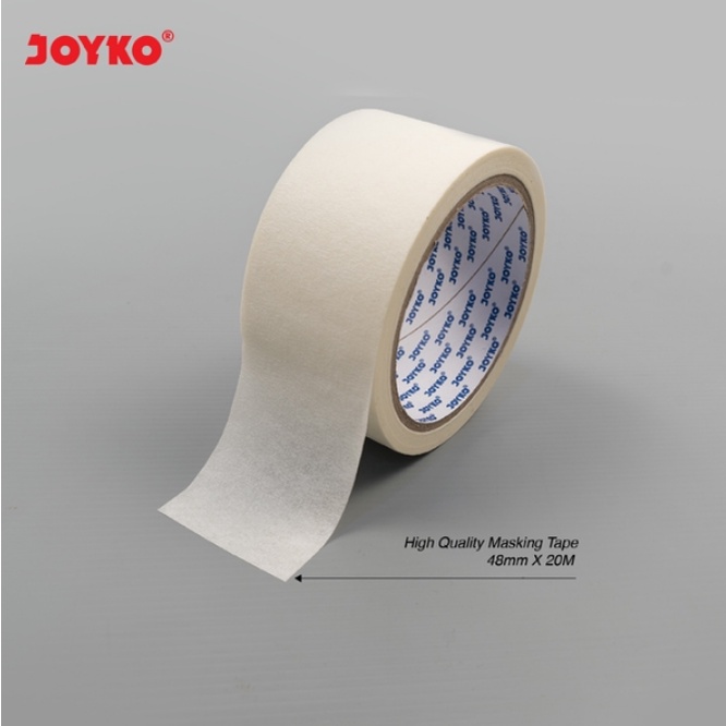 Jual MASKING TAPE JOYKO 48 MM X 20 METER LAKBAN KERTAS SELOTIP ISOLASI