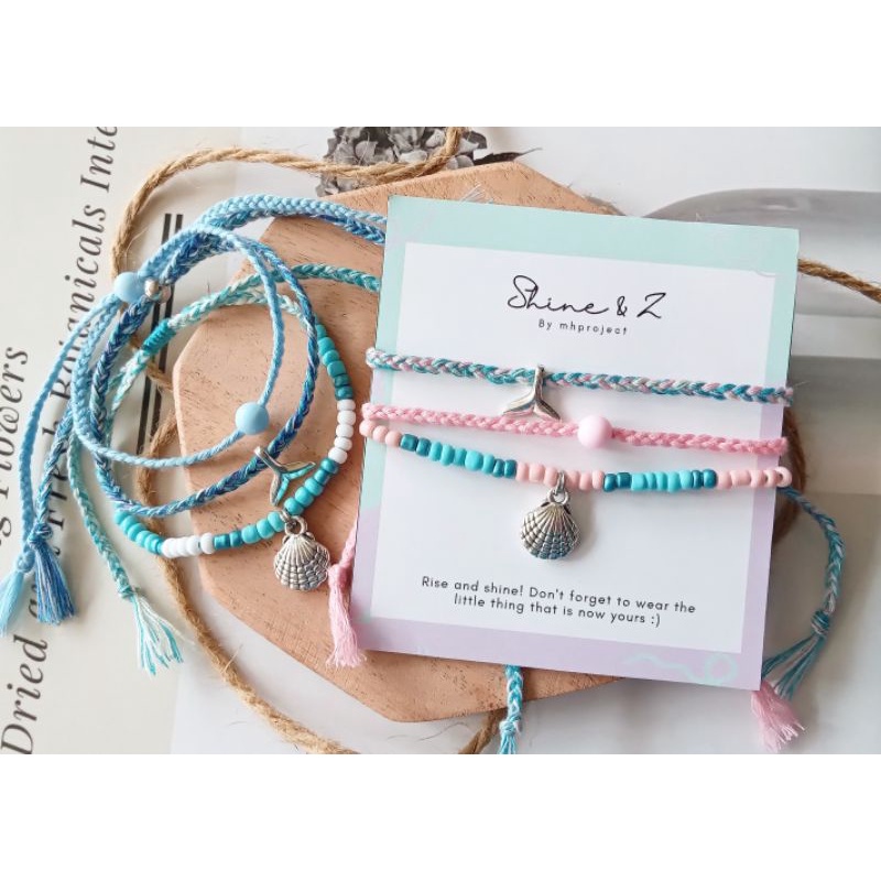 Jual Sea Bracelets Set Box Gelang Etnik Boho Gelang Simple Mix And