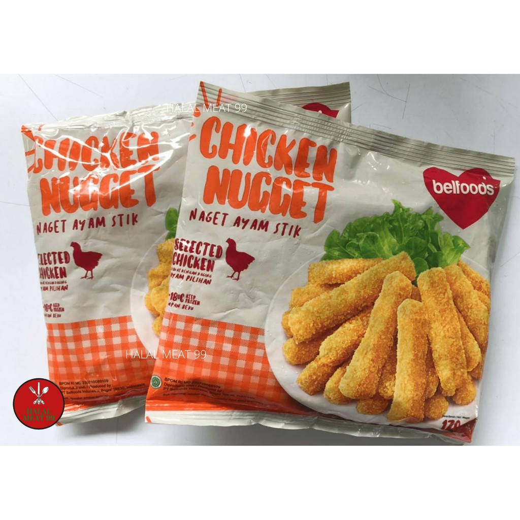 Jual Belfoods Chicken Nugget Stick 170 Gr Indonesia Shopee Indonesia