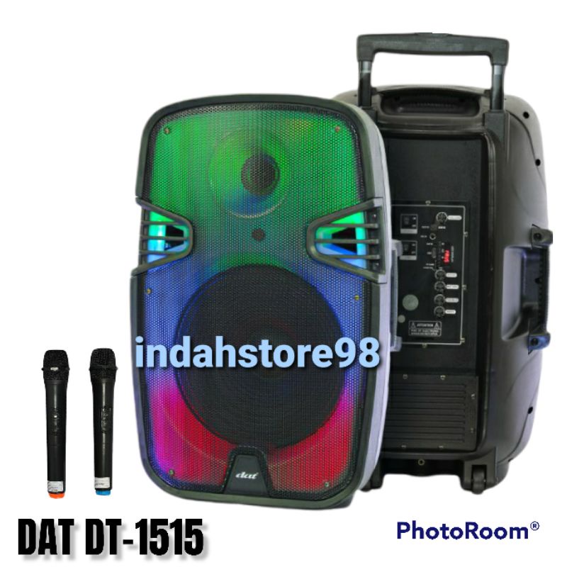 Jual Speaker Portable Inch Dat Dt Bluetooth Full Rgb Free Mic