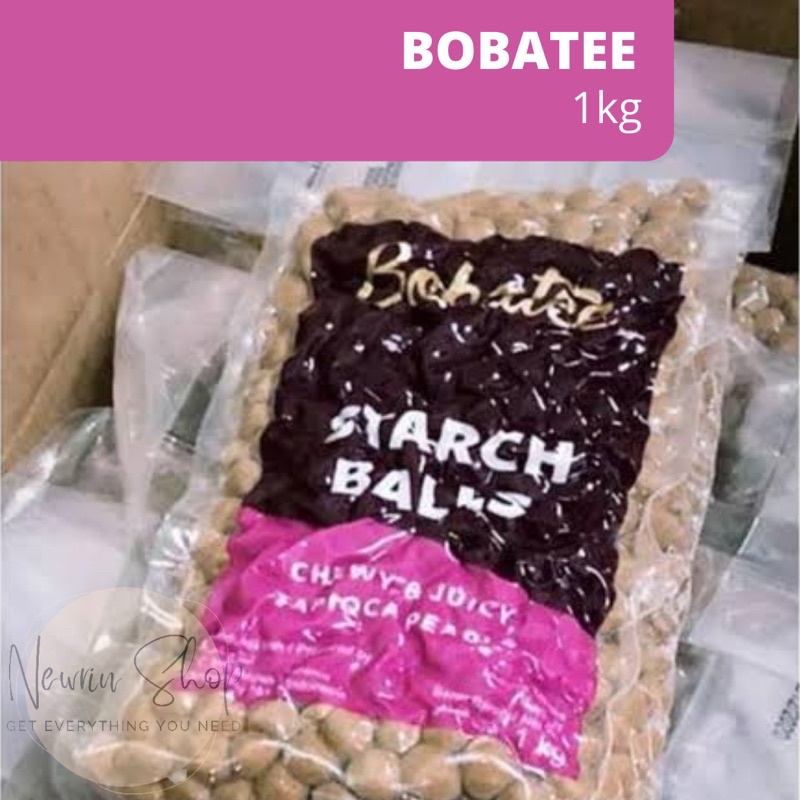 Jual Kg Bobatee Starch Balls Chewy Boba Pearl Tapioca Boba Toping