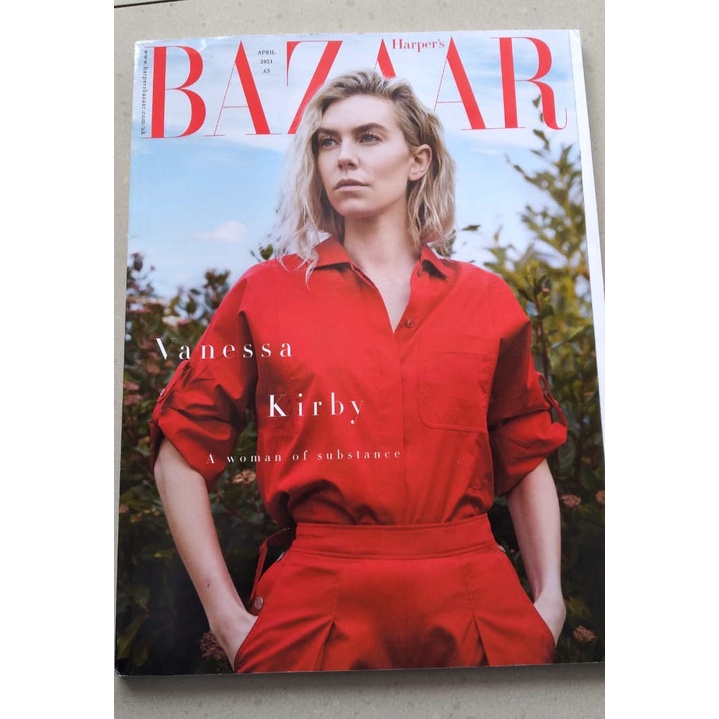 Jual Harper S Bazaar Magazine April Vanessa Kirby Majalah Import