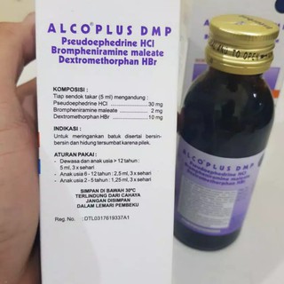 Jual ALCO PLUS DMP SYRUP SIRUP 100 ML Obat Batuk Dan Flu Shopee Indonesia