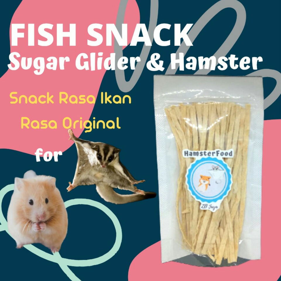 Jual Fish Snack Original Gr Snack Ikan Makanan Sugar Glider Hamster