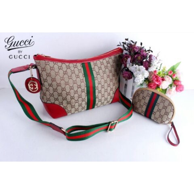 Jual Tas Gucci Sling Kanvas Shopee Indonesia