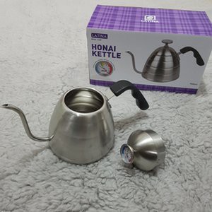 Jual Alat Kopi Latina Rew Honai Kettle Plus Thermometer Ml Teko