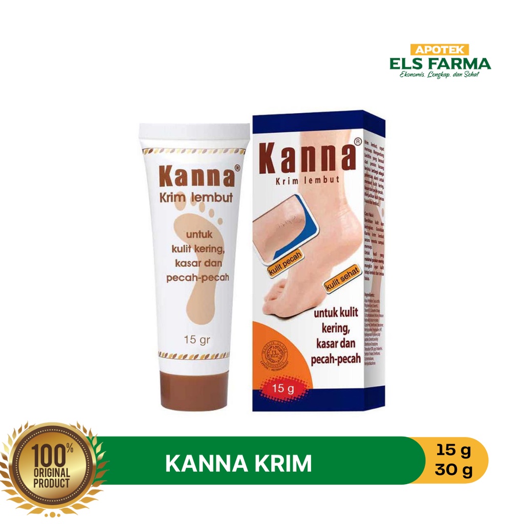 Jual KANNA KRIM LEMBUT WHITE CREAM UNTUK KAKI PECAH PECAH DAN KASAR