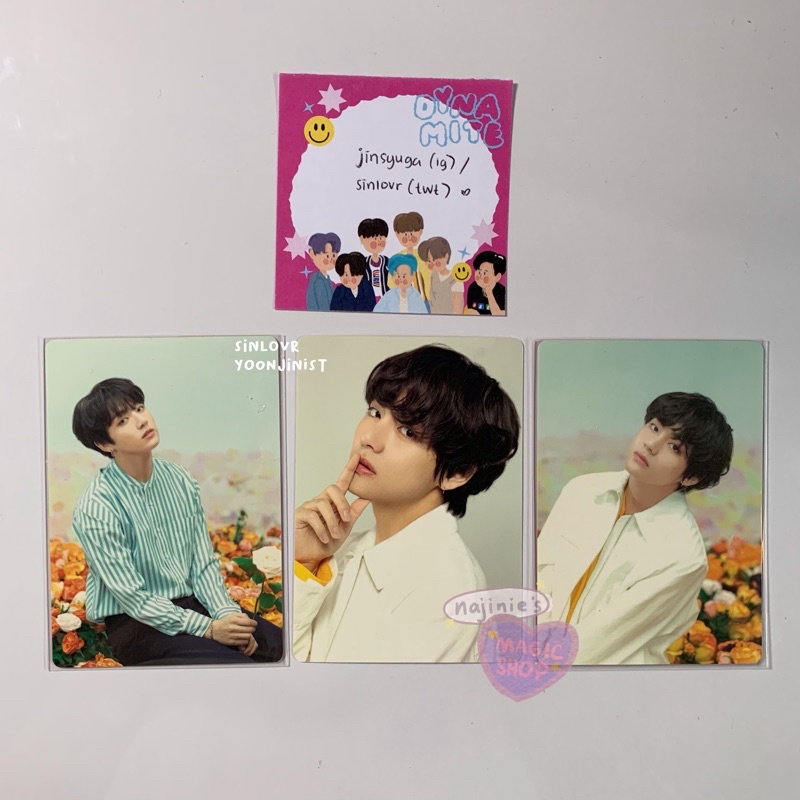 Jual Bts Love Yourself Ly Japan Mini Photocard Pc Taehyung Jungkook Jk