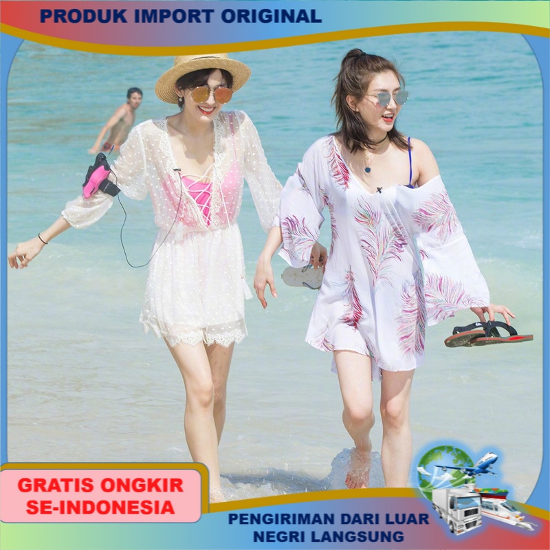 Jual Bikini Baju Renang Cewek Blus Matahari Perlindungan Panas Matahari