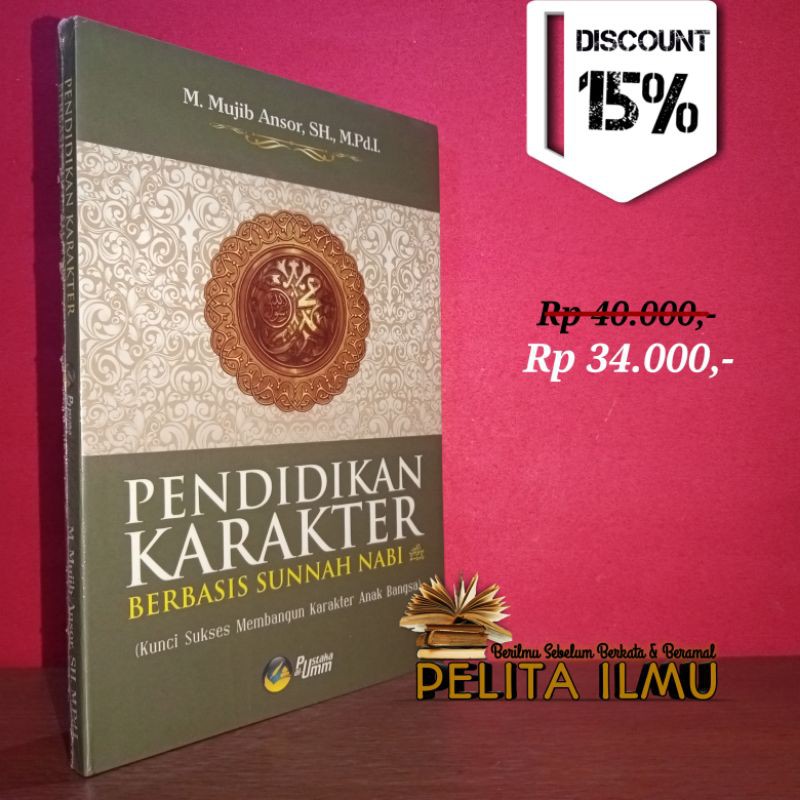 Jual Buku Pendidikan Karakter Berbasis Sunnah Nabi Kunci Sukses