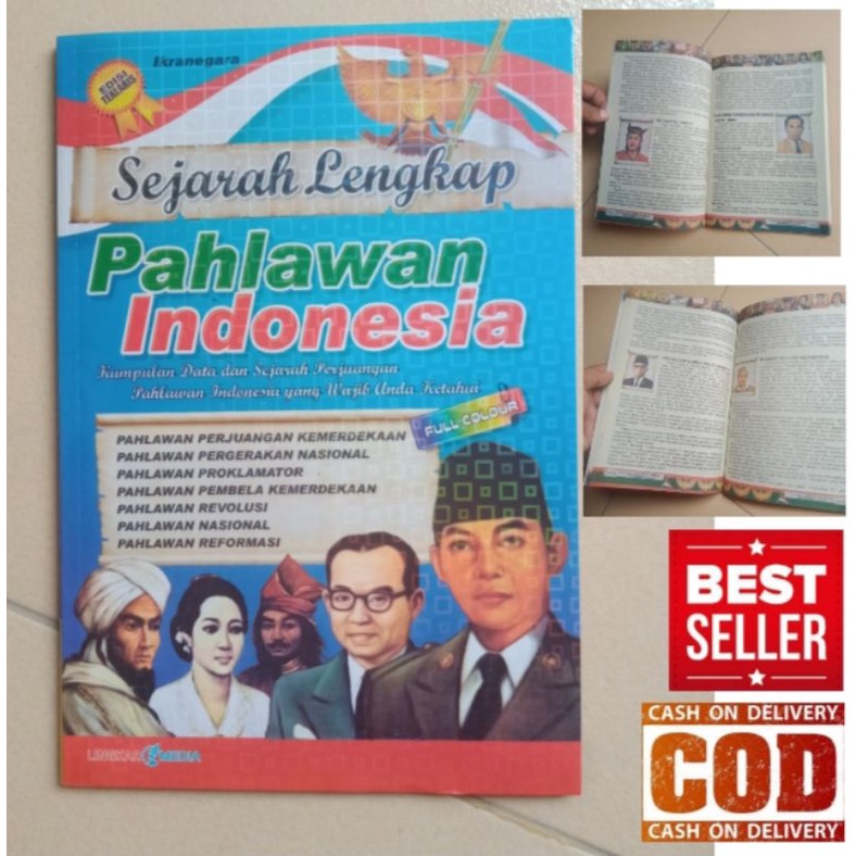 Jual Buku Sejarah Lengkap Pahlawan Indonesia Shopee Indonesia