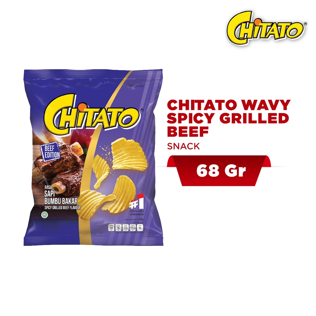 Jual Chitato Wavy Spicy Grilled Beef Gr Shopee Indonesia